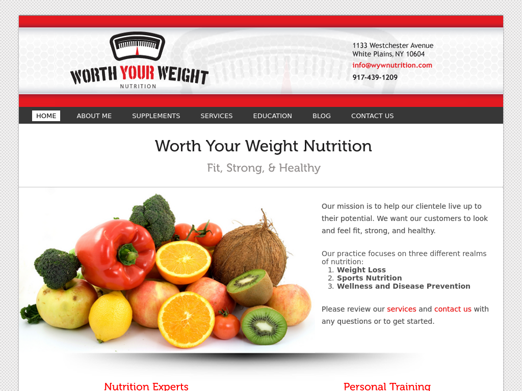 Worth Your Weight Nutrition